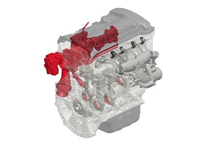 Direkteinblasung für Erdgasmotoren